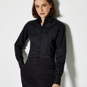 KK743F Kustom Kit Tailored Fit L/S Business Shirt