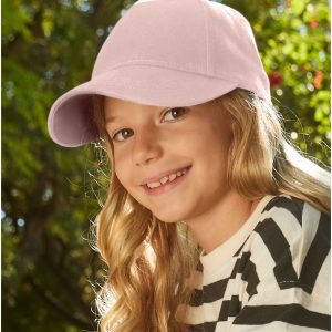 B63NB Beechfield  Junior Organic Cotton 5 Panel Cap