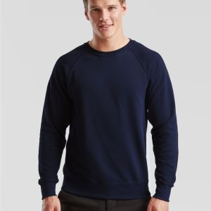 62138 Fruit Of The Loom Men's Lightweight Raglan Sweat