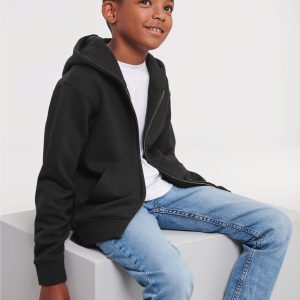 R266B Russell Kids Authentic Zip Hood Sweat