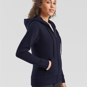 62118 Fruit Of The Loom Ladies' Premium Hooded Sweat Jacket