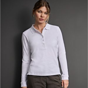 TJ146 Tee Jays Ladies' Luxury L/S Stretch Polo