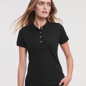 566F Russell Ladies' Fitted Stretch Polo