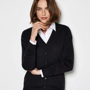 KK354 Kustom Kit Regular Fit Arundel V-Neck Cardigan