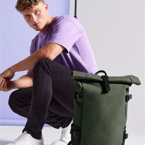 BG858 Bagbase Block Roll-Top Backpack