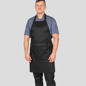DP55CNQ Dennys Low Cost Bib Apron With Pocket