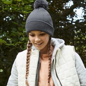 B426B Beechfield  Junior Original Pompom Beanie