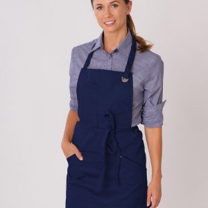 DE113 Dennys Le Chef Apron with Metal Eyelets