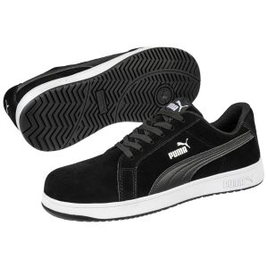 PS640010 Puma Safety Iconic Suede Black Low S1PL ESD