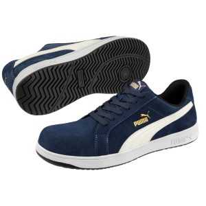PS640020 Puma Safety Iconic Suede Navy Low S1PL ESD