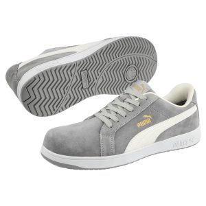 PS640030 Puma Safety Iconic Suede Grey Low S1PL ESD