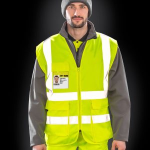 R477X WORK-GUARD by Result Heavy Duty Polycotton Security Vest