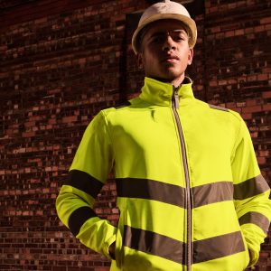 TRA712 Regatta High Visibility Hi-Vis Pro Contract Ablaze Softshell