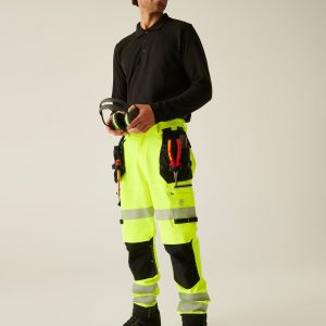 TRJ603RL Regatta High Visibility Hi-vis Infiltrate Stretch Trouser (R/L)