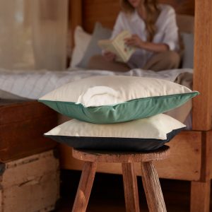 W355 Westford Mill Fairtrade Cotton Piped Cushion Cover