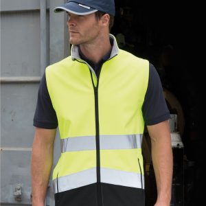 R451X Result Safeguard Printable Safety Softshell Gilet