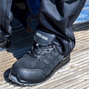 R456X WORK-GUARD by Result Unisex All Black Safety Trainer
