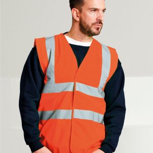 UCC054 Ultimate Clothing Company 4-Band Safety Waistcoat